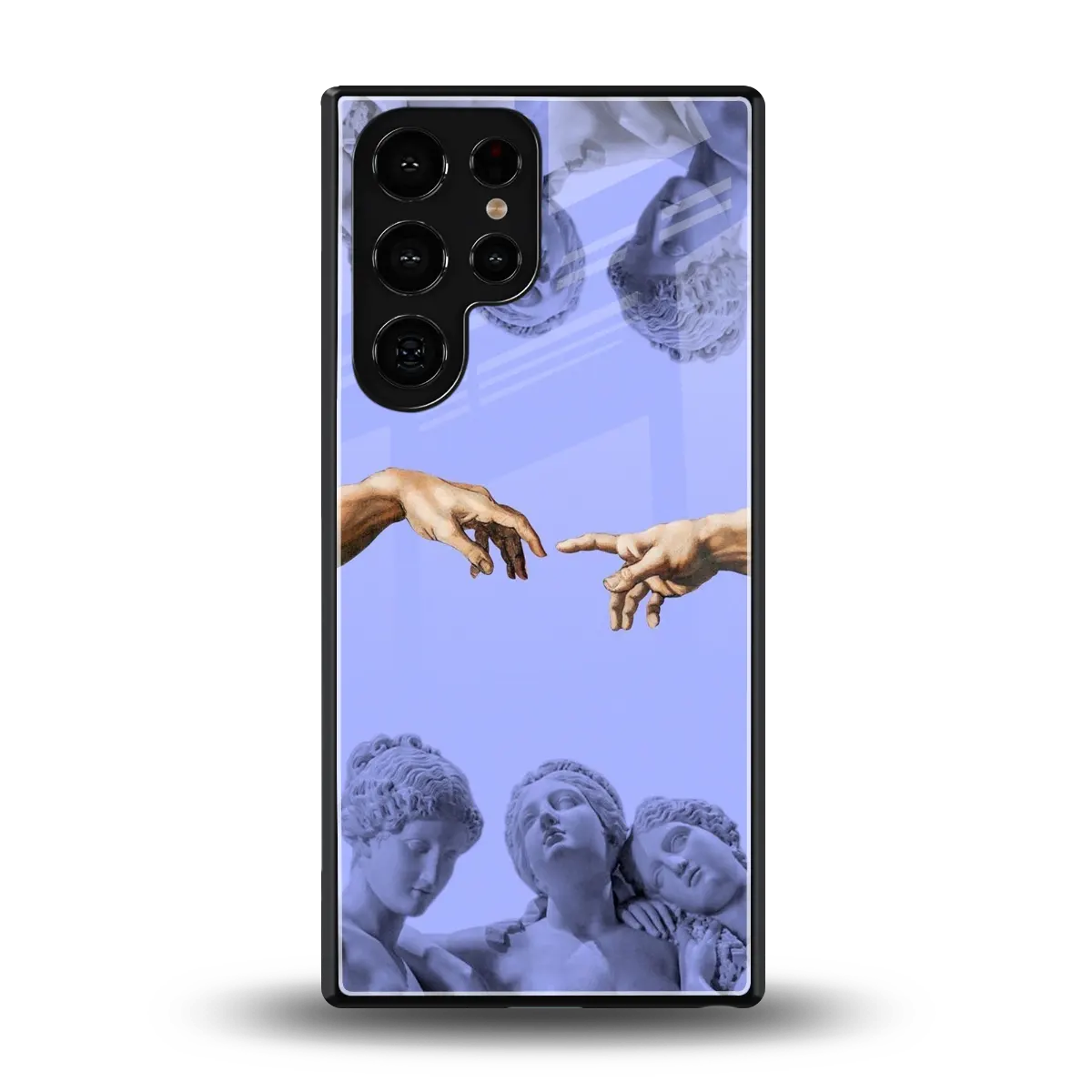 Sculpted Elegance back phone cover | glass case for samsung galaxy s25 ultra