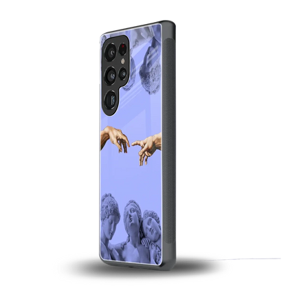 Sculpted Elegance samsung galaxy s25 ultra mobile cover | shockproof glass phone case