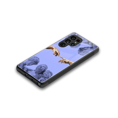 Sculpted Elegance stylish phone case for samsung galaxy s25 ultra | glossy glass and slim fit