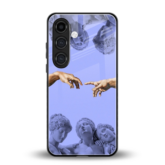 Sculpted Elegance back phone cover | glass case for samsung galaxy s25