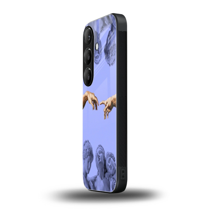 Sculpted Elegance samsung galaxy s24 mobile cover | shockproof glass phone case