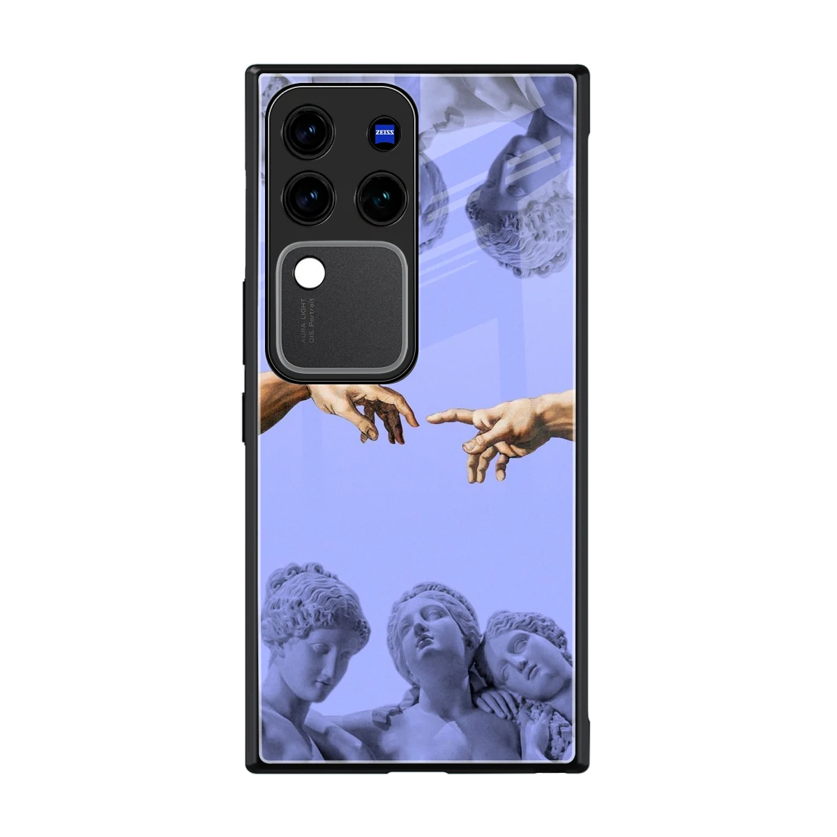 Sculpted Elegance back phone cover | glass case forvivo v30 pro