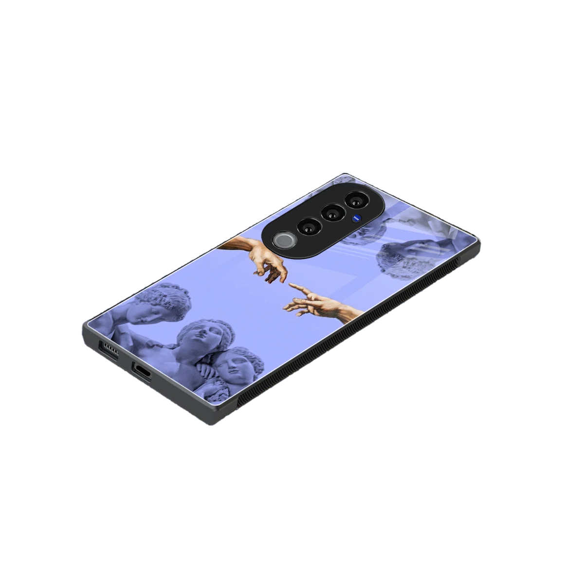 Sculpted Elegance stylish phone case for vivo v40 pro | glossy glass and slim fit