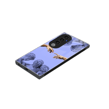 Sculpted Elegance stylish phone case for vivo v40 pro | glossy glass and slim fit