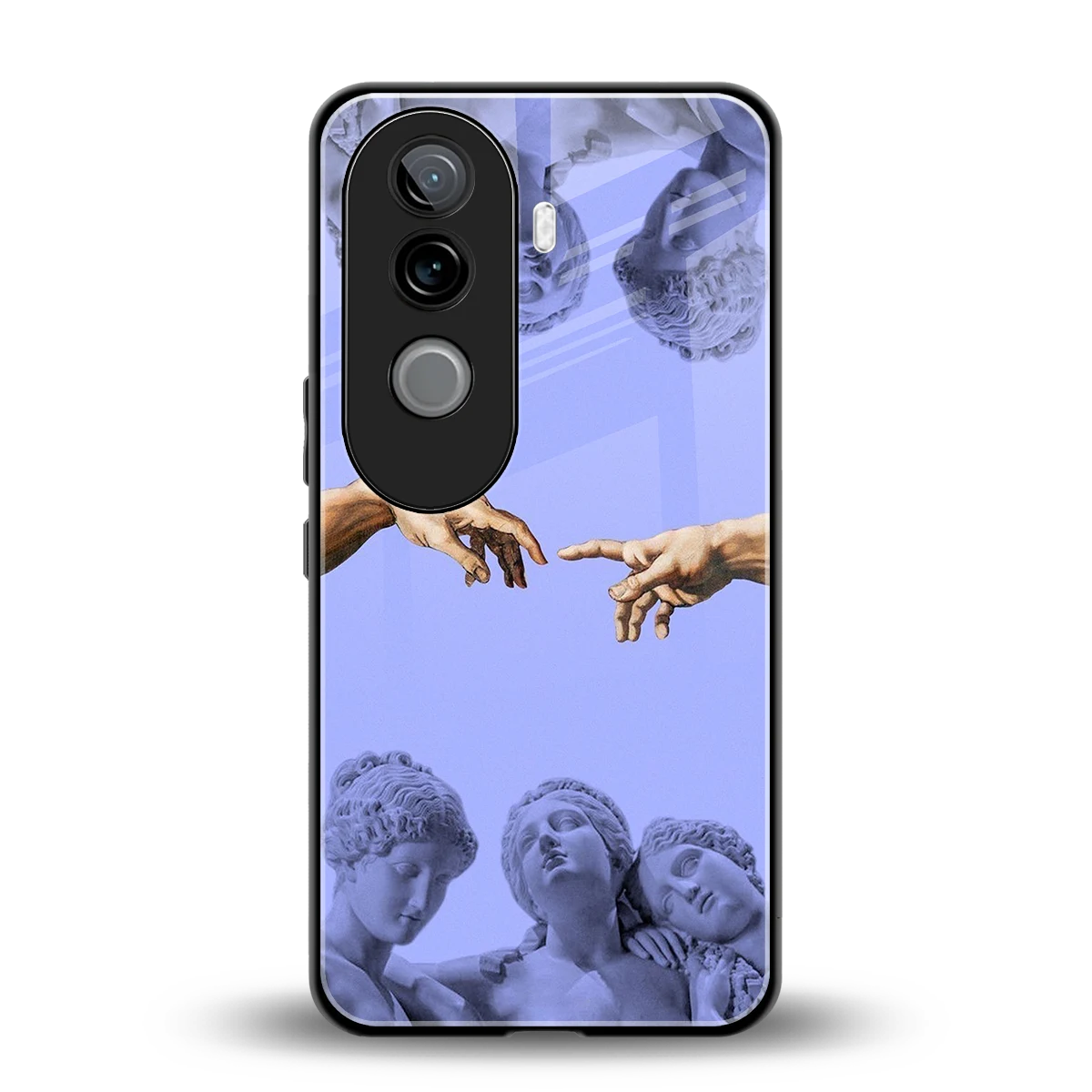 Sculpted Elegance back phone cover | glass case for vivo v40e