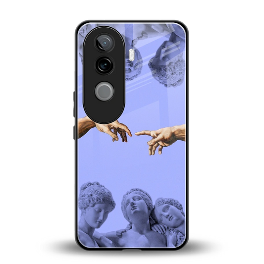 Sculpted Elegance back phone cover | glass case for vivo v40e