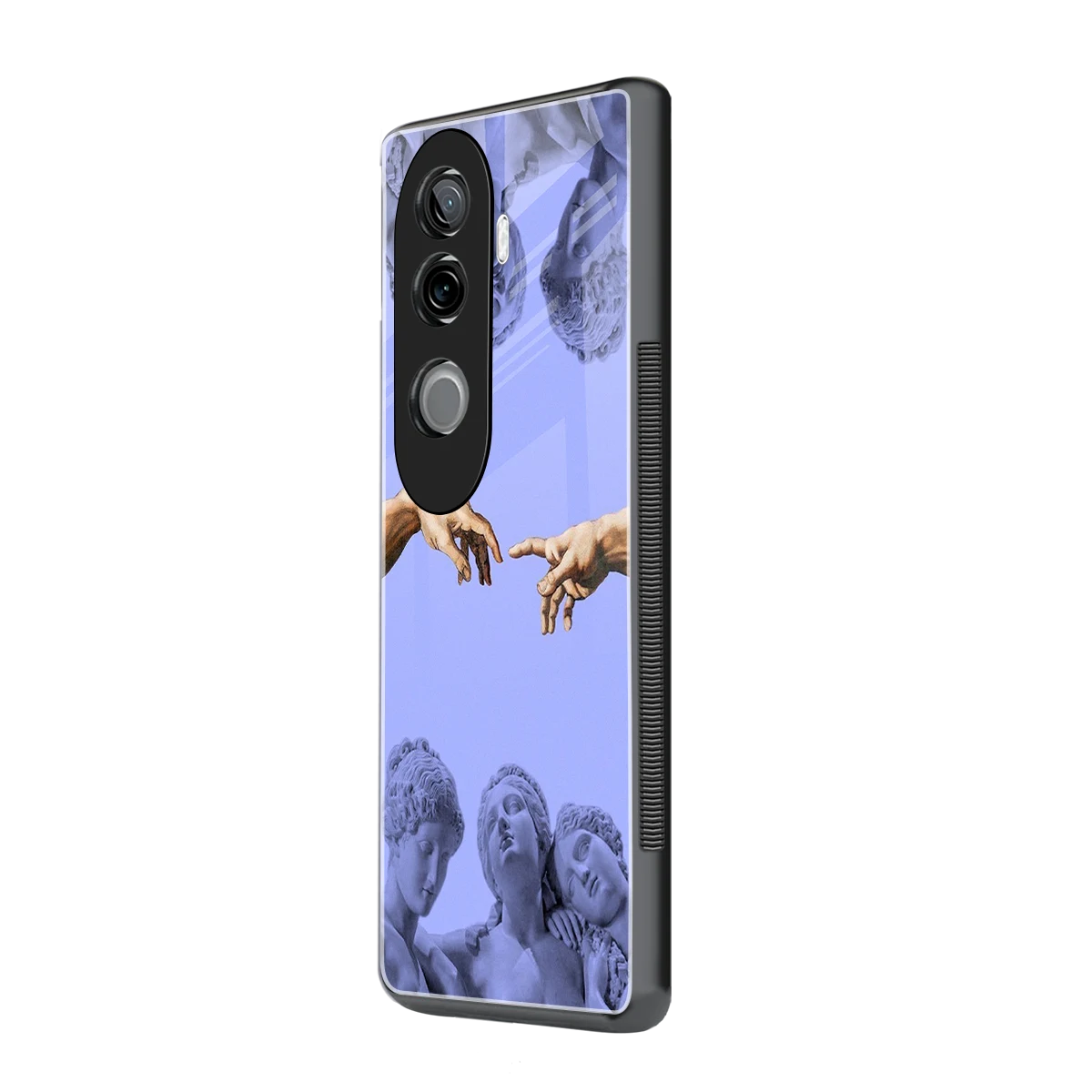 Sculpted Elegance vivo v40e mobile cover | shockproof glass phone case