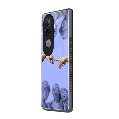 Sculpted Elegance vivo v40e mobile cover | shockproof glass phone case