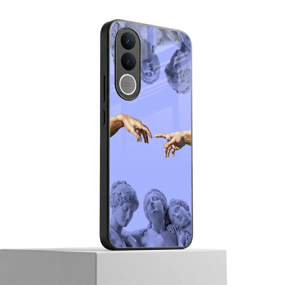 Sculpted Elegance vivo v70 fe mobile cover | shockproof glass phone case