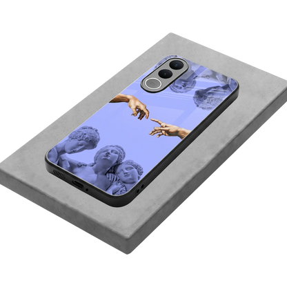 Sculpted Elegance stylish phone case for vivo v70 fe | glossy glass and slim fit
