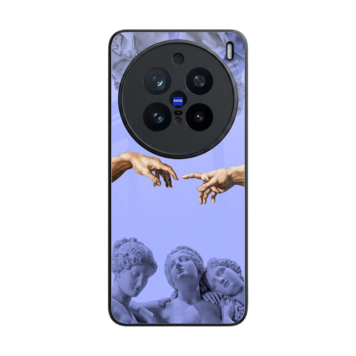 Sculpted Elegance back phone cover | glass case for vivo x200 pro