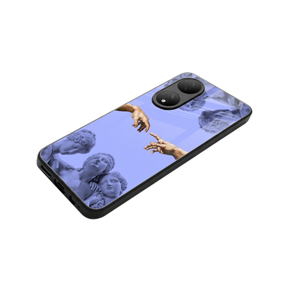 Sculpted Elegance stylish phone case for Vivo-y100 | glossy glass and slim fit