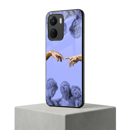 Sculpted Elegance vivo y16 mobile cover | shockproof glass phone case