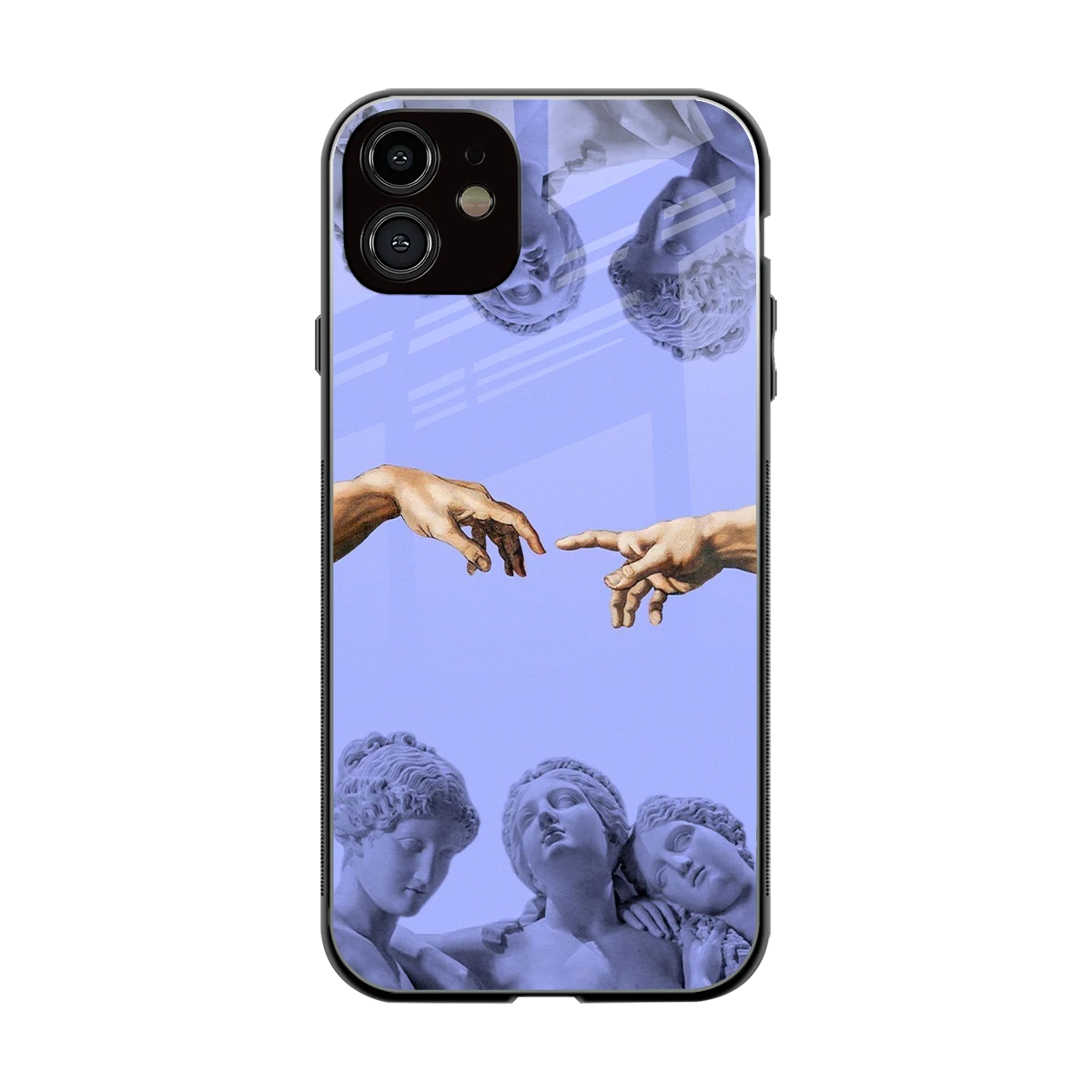 Sculpted Elegance back phone cover | glass case for iphone 11