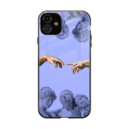 Sculpted Elegance back phone cover | glass case for iphone 11