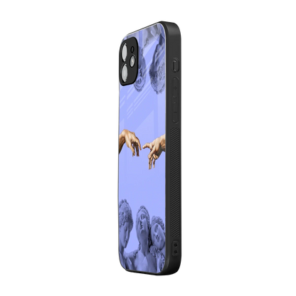 Sculpted Elegance iphone 11 mobile cover | shockproof glass phone case