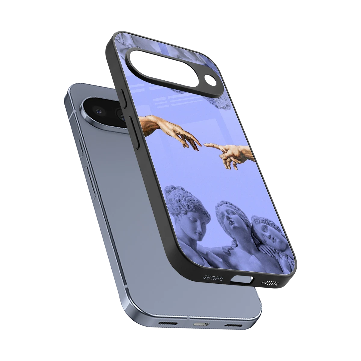 Sculpted Elegance sleek google pixel 10 cover with tempered glass back and TPU edges