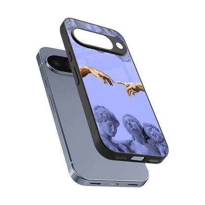 Sculpted Elegance sleek google pixel 10 cover with tempered glass back and TPU edges