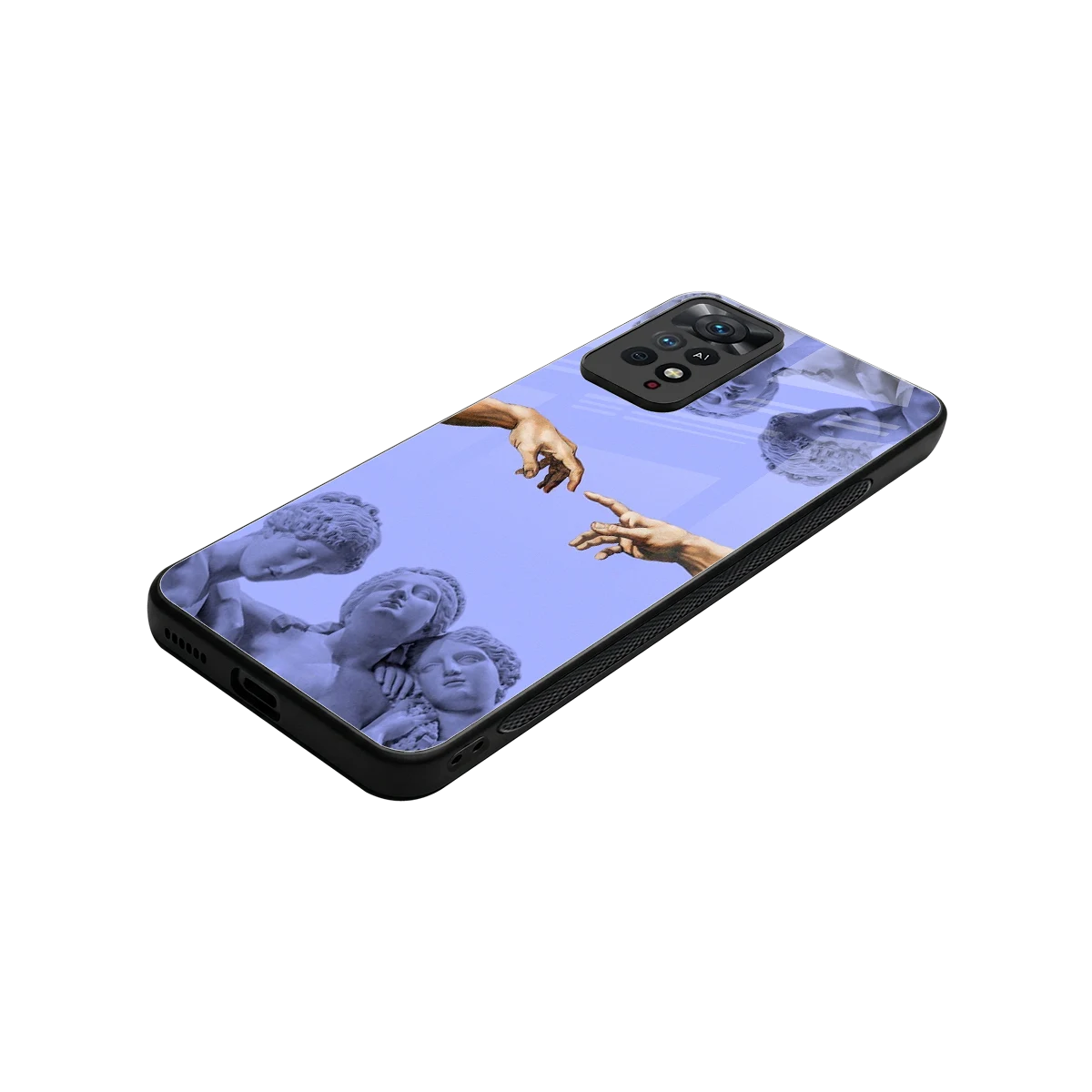 Sculpted Elegance stylish phone case for redmi note 11 pro | glossy glass and slim fit