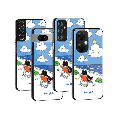 Stylish Glass Back Case for All Smartphones iPhone, Samsung, OnePlus, Pixel, Redmi, Oppo, Vivo, Motorola