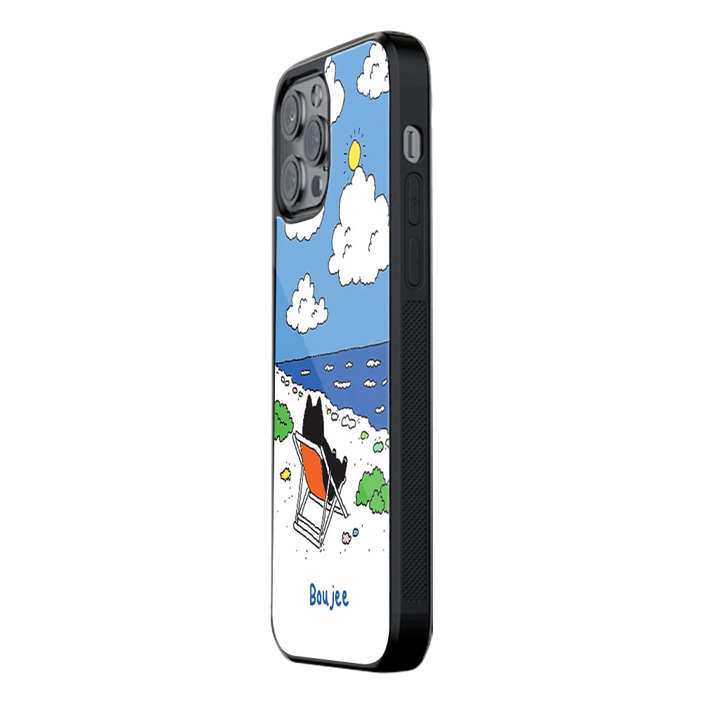 Trendy Glass Back Mobile Case for iPhone, Samsung, Redmi, OnePlus, Google Pixel, Motorola
