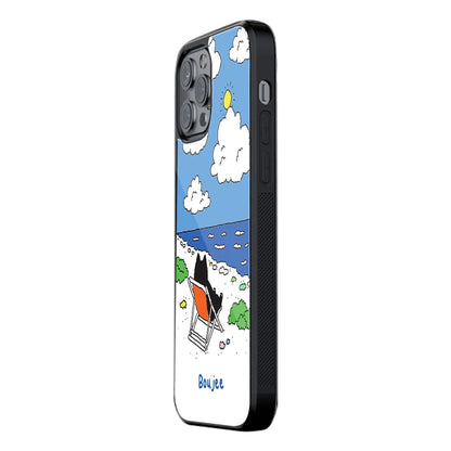 Trendy Glass Back Mobile Case for iPhone, Samsung, Redmi, OnePlus, Google Pixel, Motorola