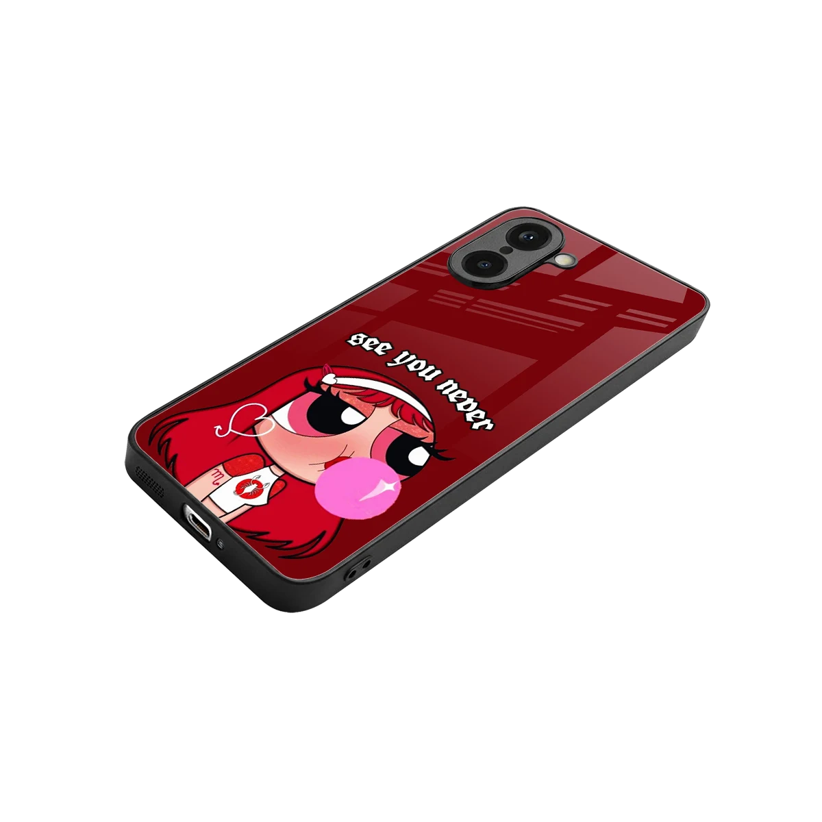 See You Never stylish phone case for oneplus nord ce5 5g | glossy glass and slim fit