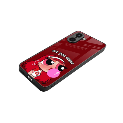 See You Never stylish phone case for oneplus nord ce5 5g | glossy glass and slim fit