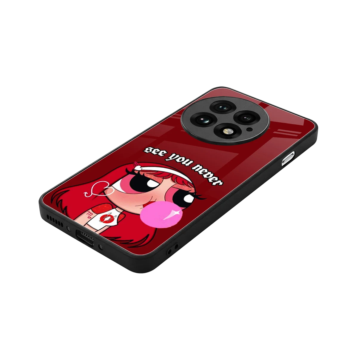 See You Never stylish phone case for oneplus 13 | glossy glass and slim fit