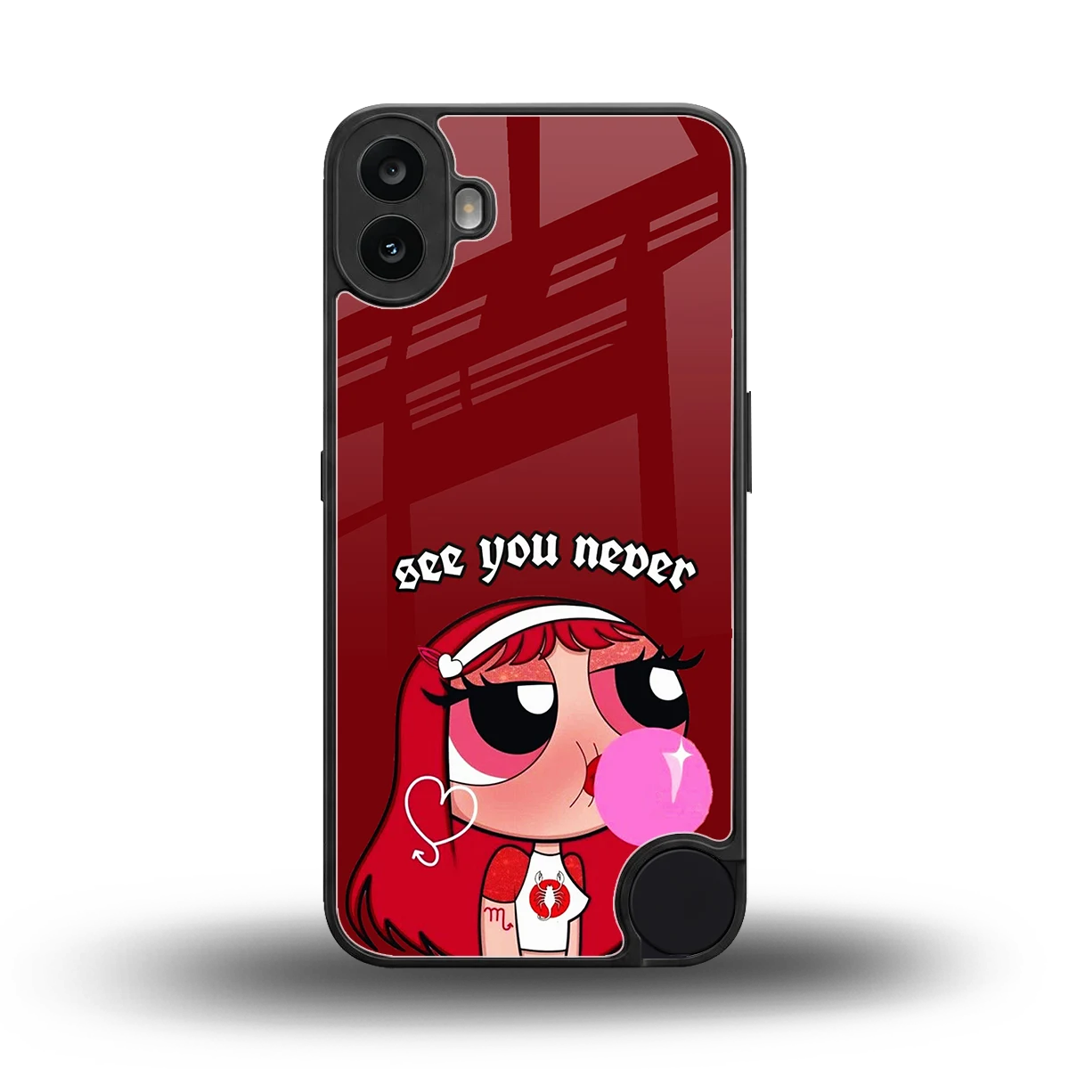 See You Never back phone cover | glass case for cmf nothing phone 1