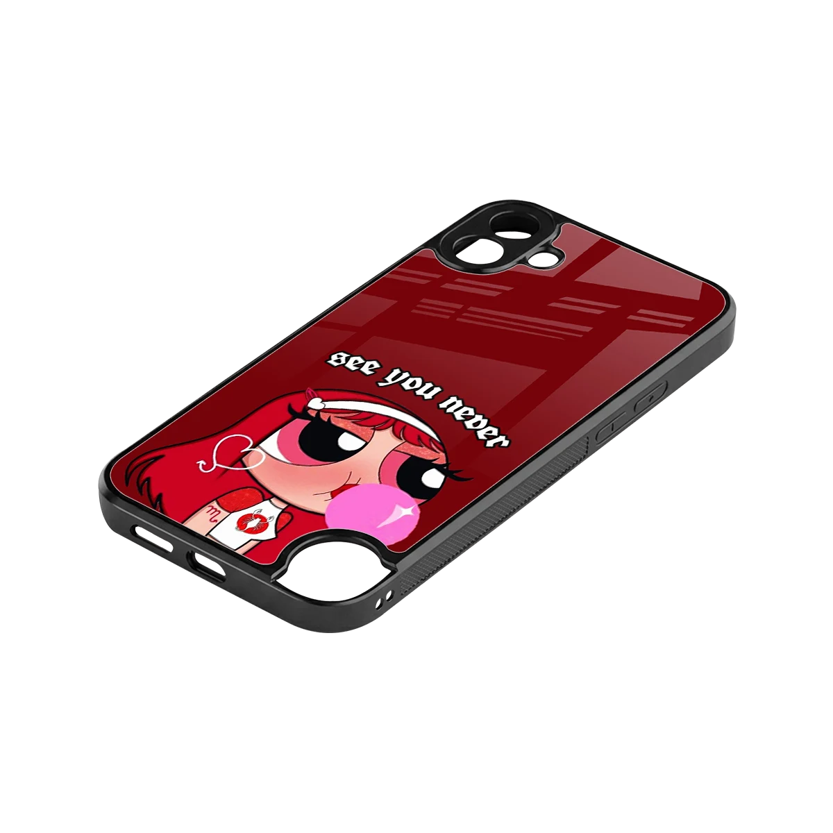 See You Never stylish phone case for cmf nothing phone 1 | glossy glass and slim fit