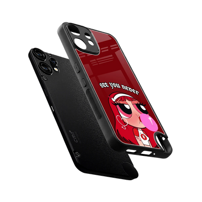 See You Never sleek cmf nothing phone 2 pro cover with tempered glass back and TPU edges
