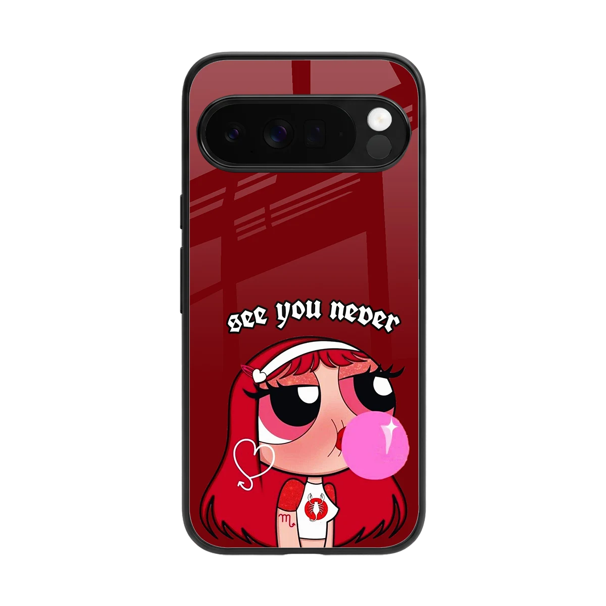 See You Never back phone cover | glass case for google pixel 10 pro xl