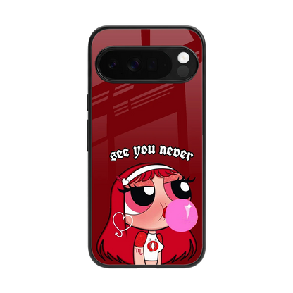 See You Never back phone cover | glass case for google pixel 10 pro xl