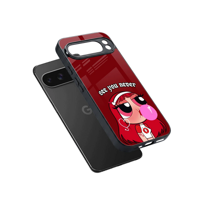 See You Never sleek google pixel 10 pro xl cover with tempered glass back and TPU edges