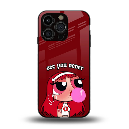 See You Never back phone cover | glass case for iphone 13 pro