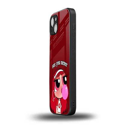 See You Never iphone 15 plus mobile cover | shockproof glass phone case