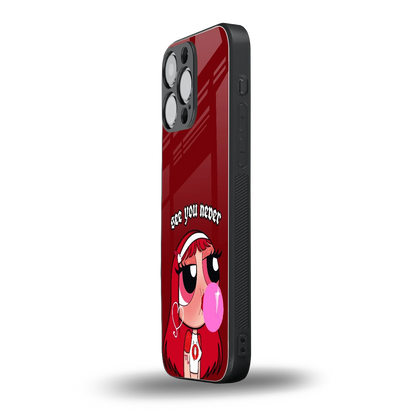 See You Never iphone 15 pro max mobile cover | shockproof glass phone case