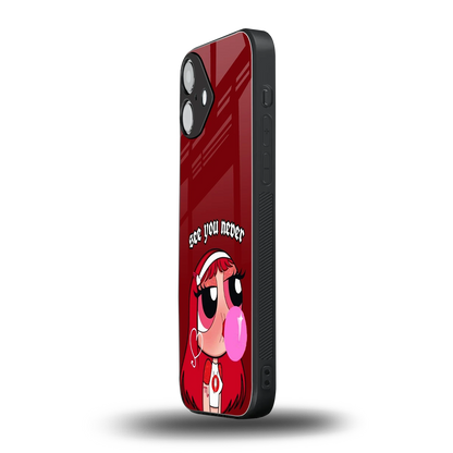 See You Never iphone 16 plus mobile cover | shockproof glass phone case