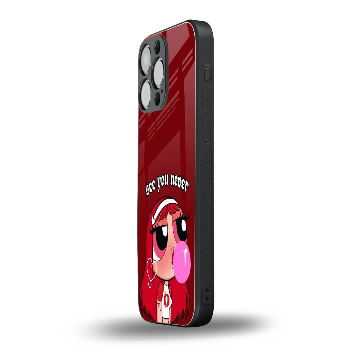 See You Never iphone 16 pro max mobile cover | shockproof glass phone case