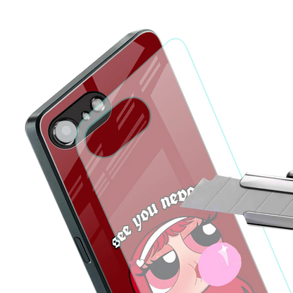 See You Never stylish phone case for iphone 17e | glossy glass and slim fit