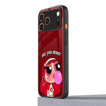 See You Never iphone 17 pro max mobile cover | shockproof glass phone case