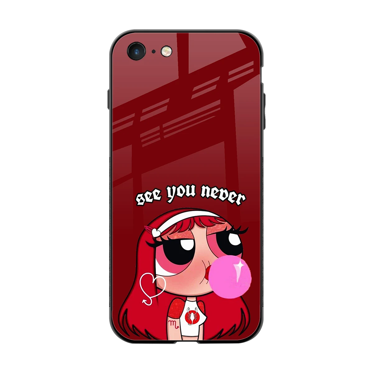 See You Never back phone cover | glass case for iphone 7