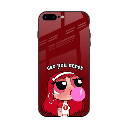 See You Never back phone cover | glass case for iphone 8 plus