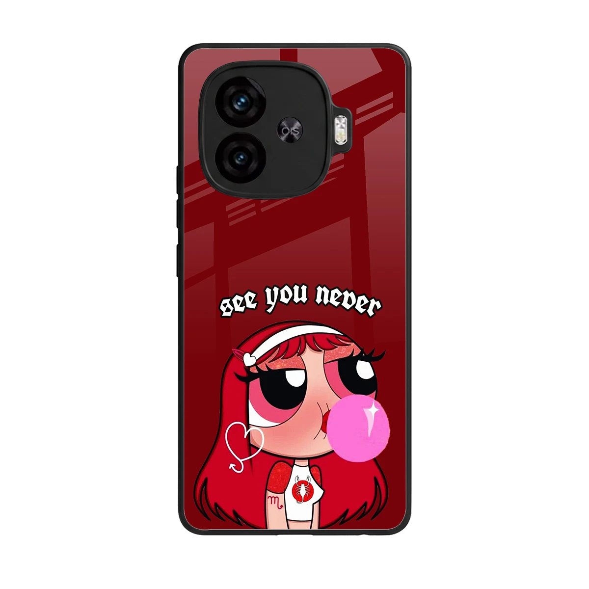 See You Never back phone cover | glass case for iqoo neo 10r 5g