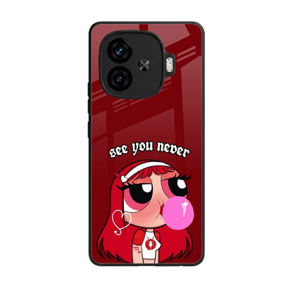 See You Never back phone cover | glass case for iqoo neo 10r 5g