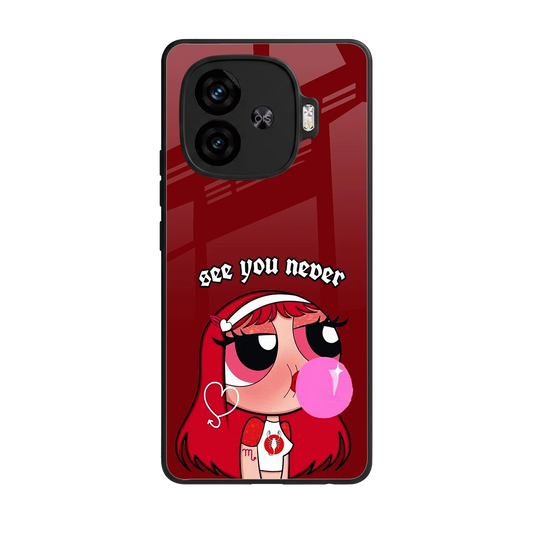 See You Never back phone cover | glass case for iqoo neo 10r 5g