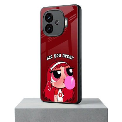 See You Never iqoo neo 10r 5g mobile cover | shockproof glass phone case