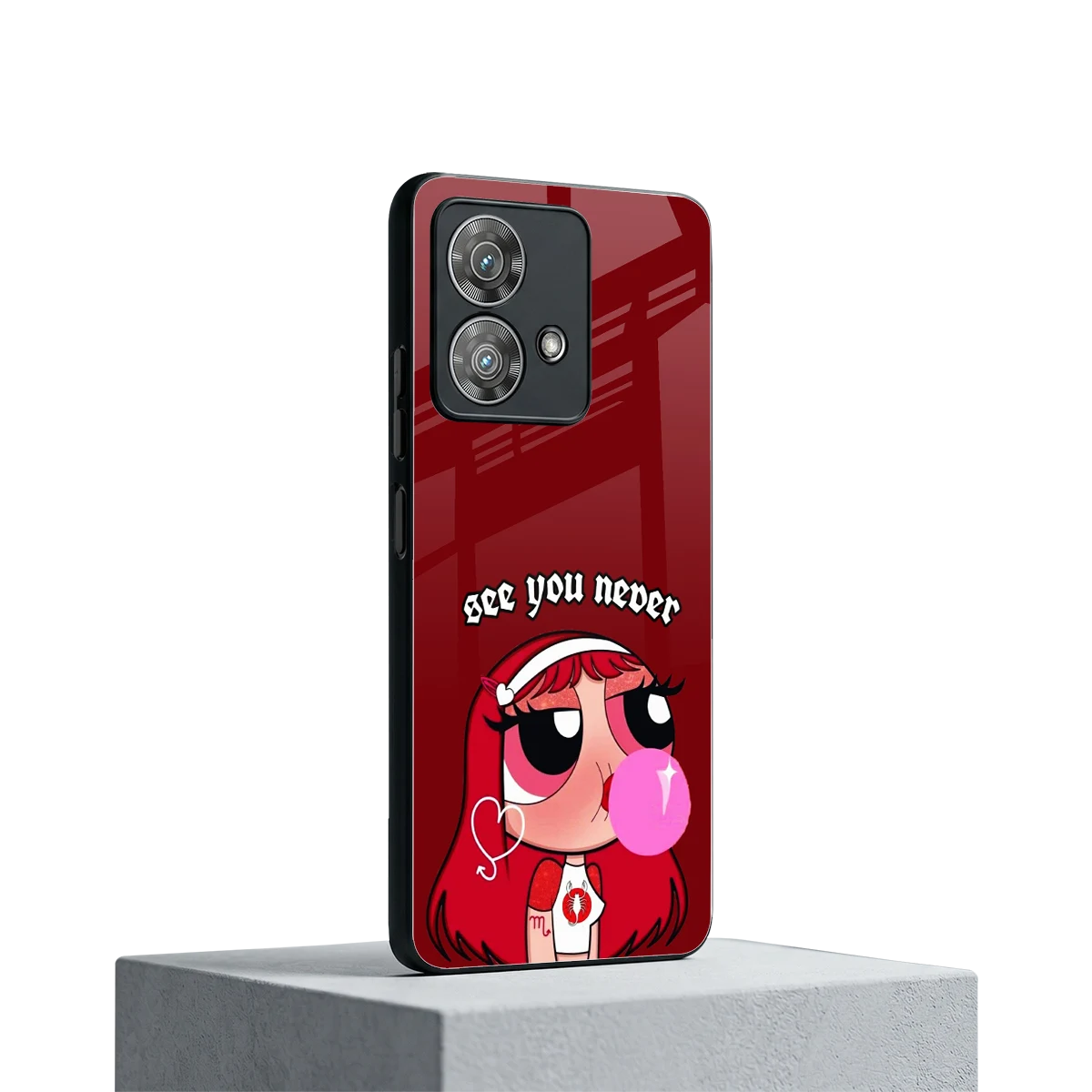 See You Never motorola edge 40 neo 5g mobile cover | shockproof glass phone case