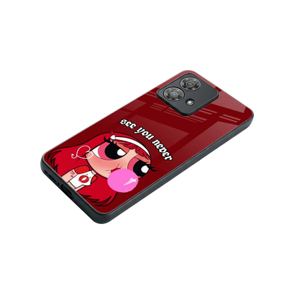 See You Never stylish phone case for motorola edge 40 neo 5g | glossy glass and slim fit